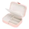 Cross-border direct supply necklaces, stud earrings, rings, pu jewelry boxes, portable anti-oxidation jewelry storage boxes, women's household accessories boxes Item Picture